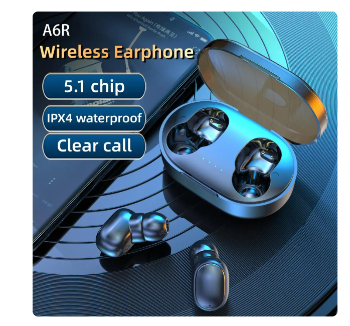 Auriculares Inalambricos Audifonos Bluetooth A6r